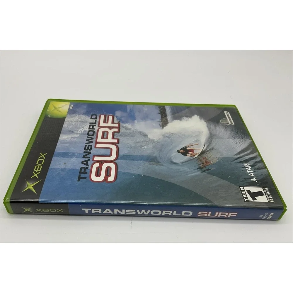 Transworld Surf Microsoft XBOX Game T Atari 2001 NTSC Surfing Sports Extreme